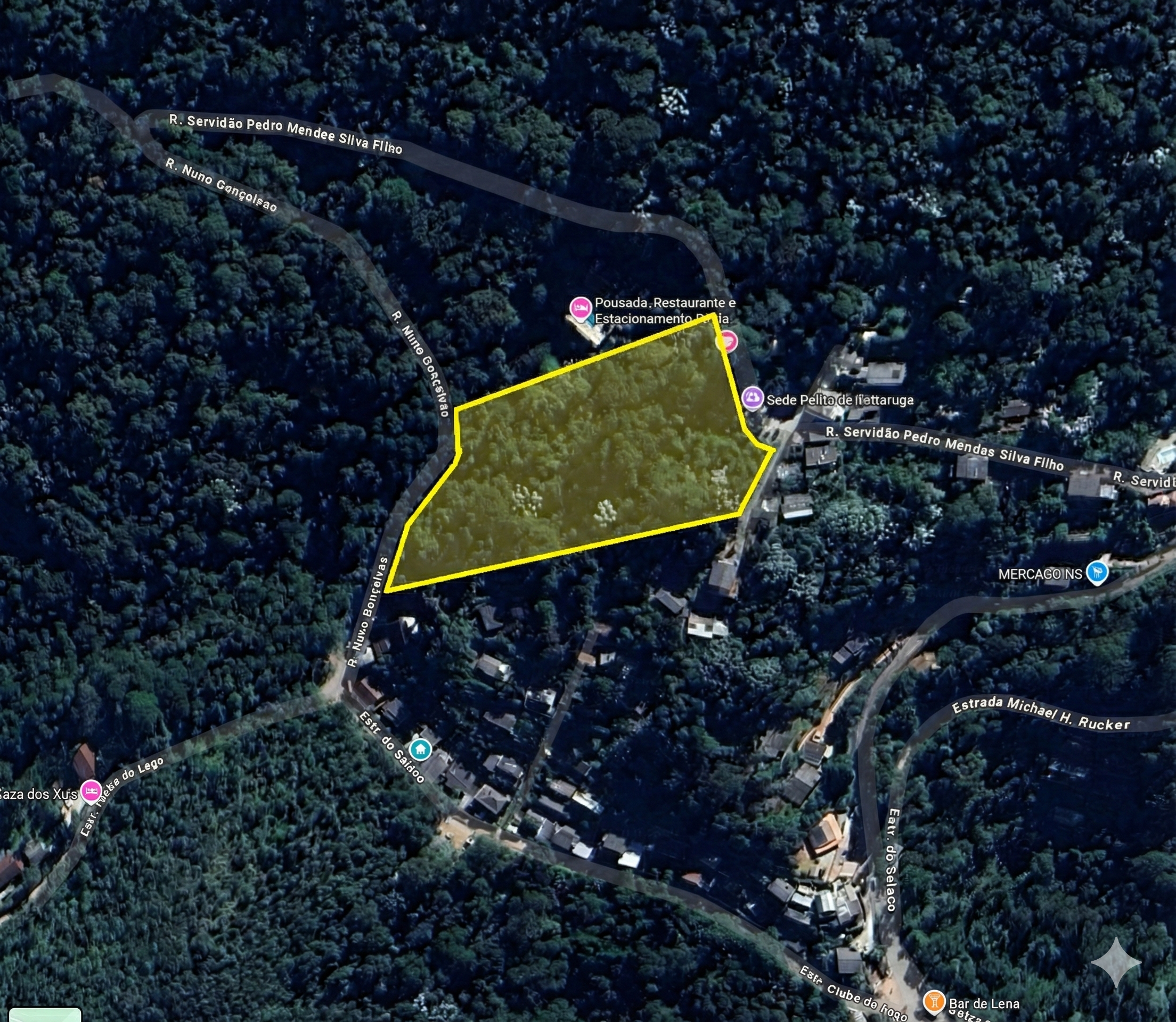 Vista satelite do Lote 54